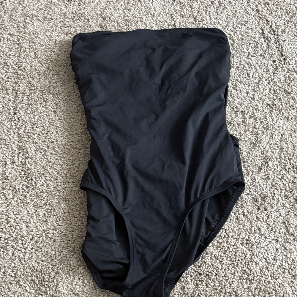 Michael Kors Black One Piece Swimsuit